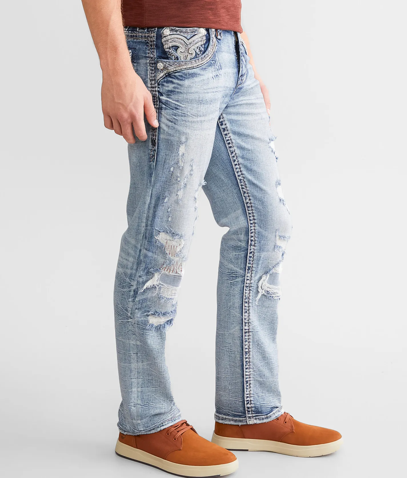 Rock Revival Jeans|Bottoms | Rock Revival Jimmie Straight Stretch Jean Jimmie J201