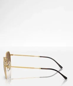 Ray-Ban® Jim Sunglasses Arista Clear Grad Brown Best