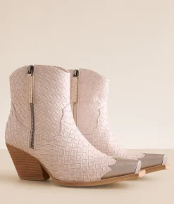 Shoes | Very G Jim Western Ankle Boot Nude