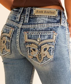 Rock Revival Jiselle Low Rise Boot Stretch Jean Jiselle B226 Outlet