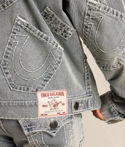 Tops|Coats & Jackets | True Religion JKT Multi Super Denim Jacket Grendal Light Wash