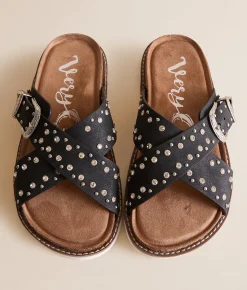 Very G Jocilyn Western Glitz Sandal Taupe Outlet