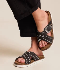 Very G Jocilyn Western Glitz Sandal Taupe Outlet