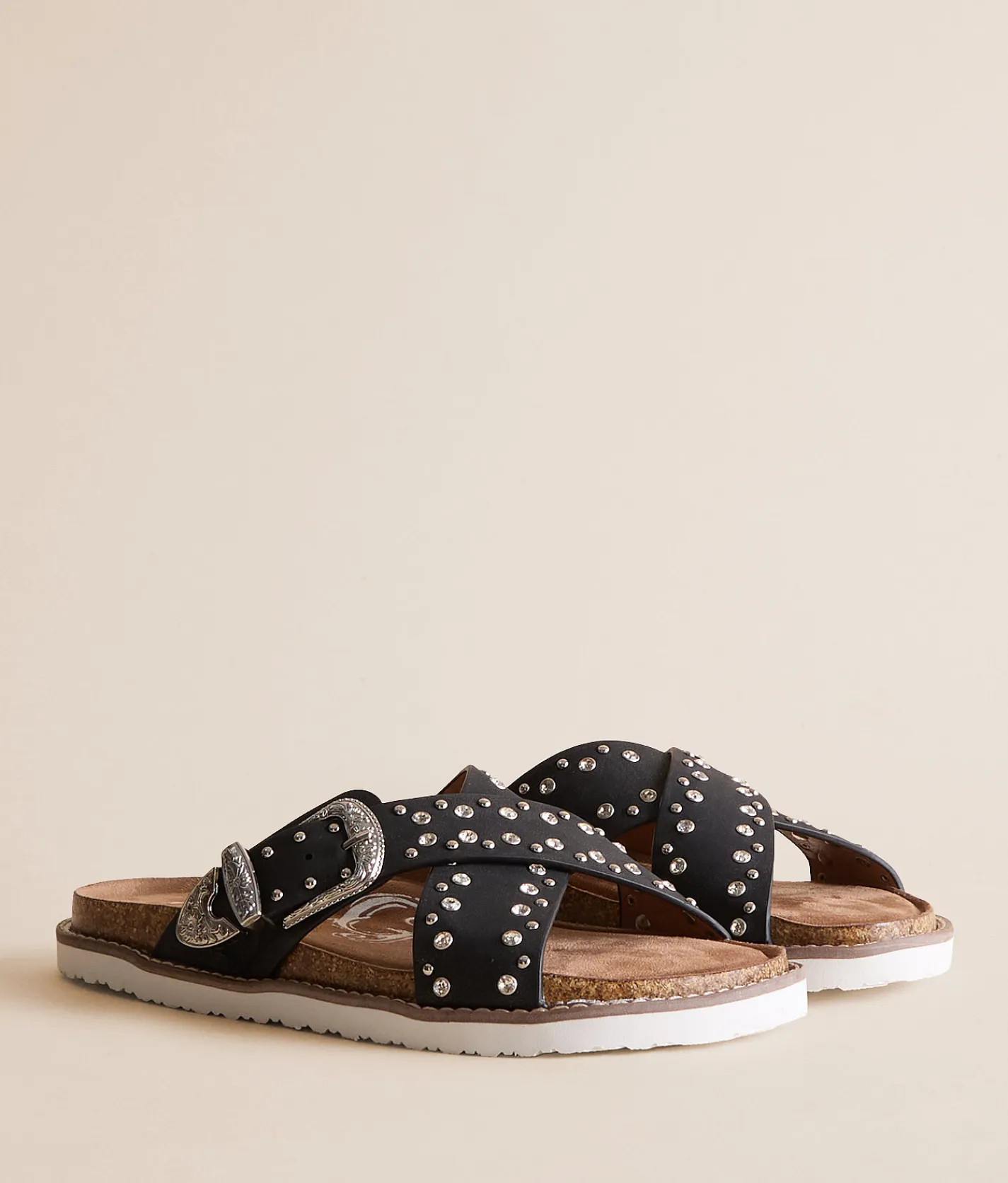 Very G Jocilyn Western Glitz Sandal Taupe Outlet