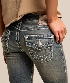 True Religion Joey Flare Stretch Jean Dandelion Fade Hot