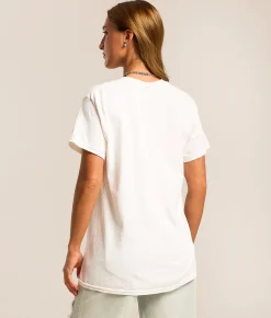 Tops | Merch Traffic Johnny Cash Oversized Band T-Shirt White