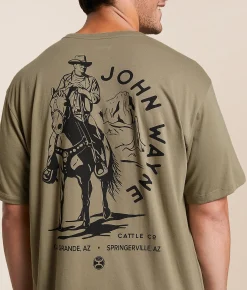 Hooey John Wayne T-Shirt Olive Best