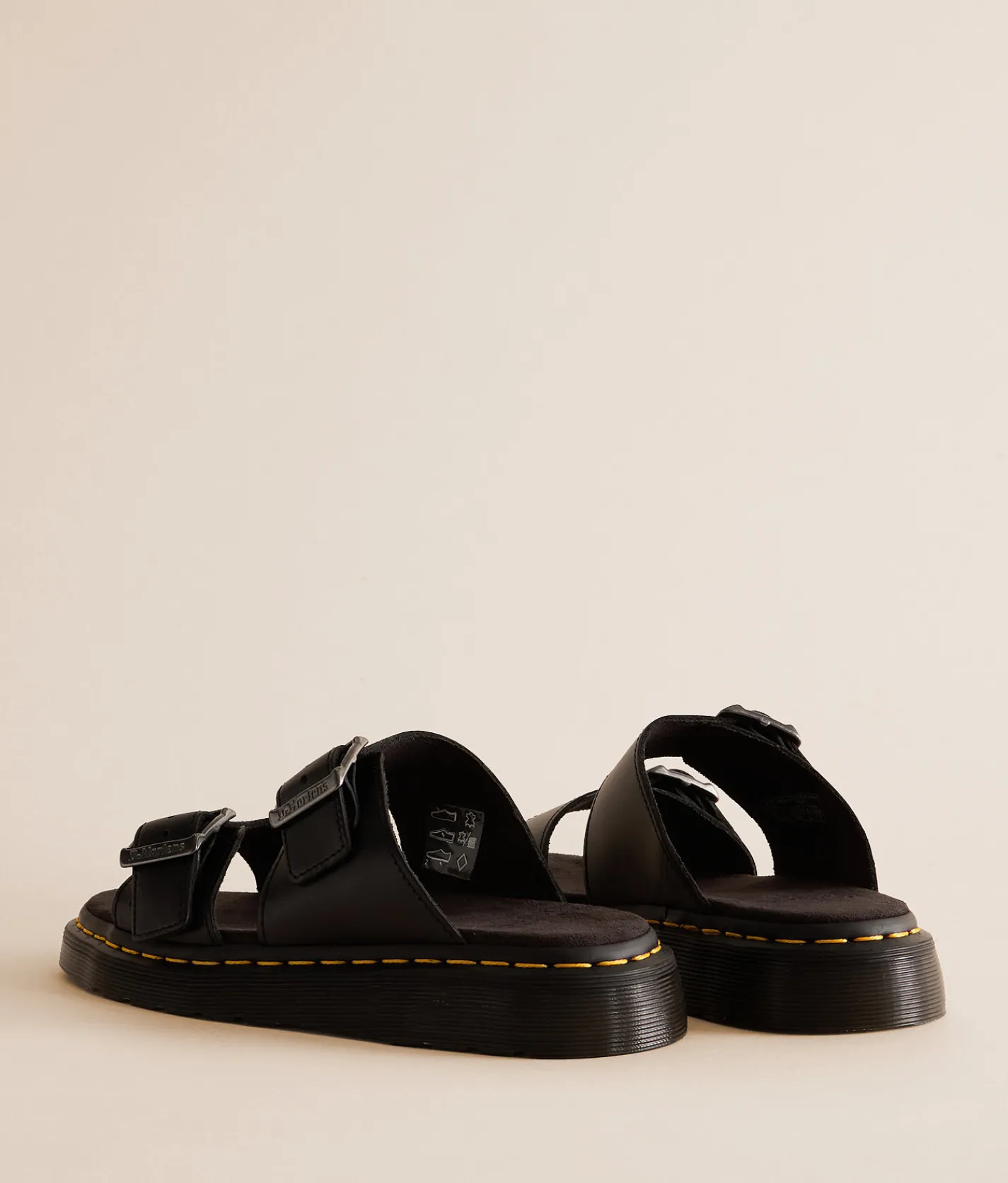 Dr. Martens Josef Analine Leather Sandal Black Hot