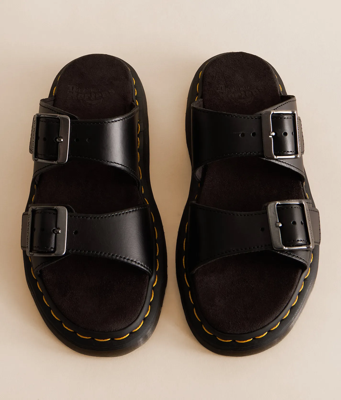 Dr. Martens Josef Analine Leather Sandal Black Hot