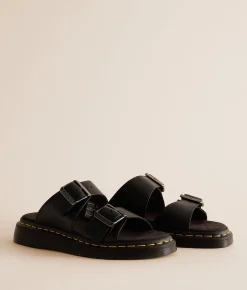 Dr. Martens Josef Analine Leather Sandal Black Hot