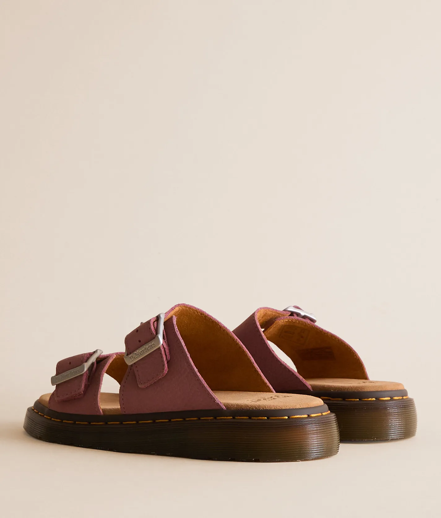 Dr. Martens Josef Suede Sandal Dusty Rose