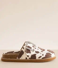 Shoes | Mi.iM Josephine Studded Clog Cow Brown