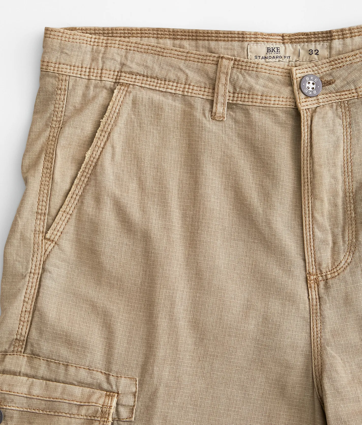 Bottoms|Shorts | BKE Josiah Cargo Short Vintage Khaki