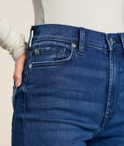 7 For All Mankind Jo Wide Leg Stretch Jean Crater Discount