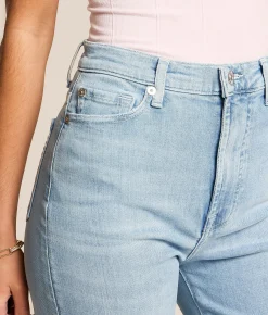7 For All Mankind Jo Wide Leg Stretch Jean Indigo Bloom Outlet