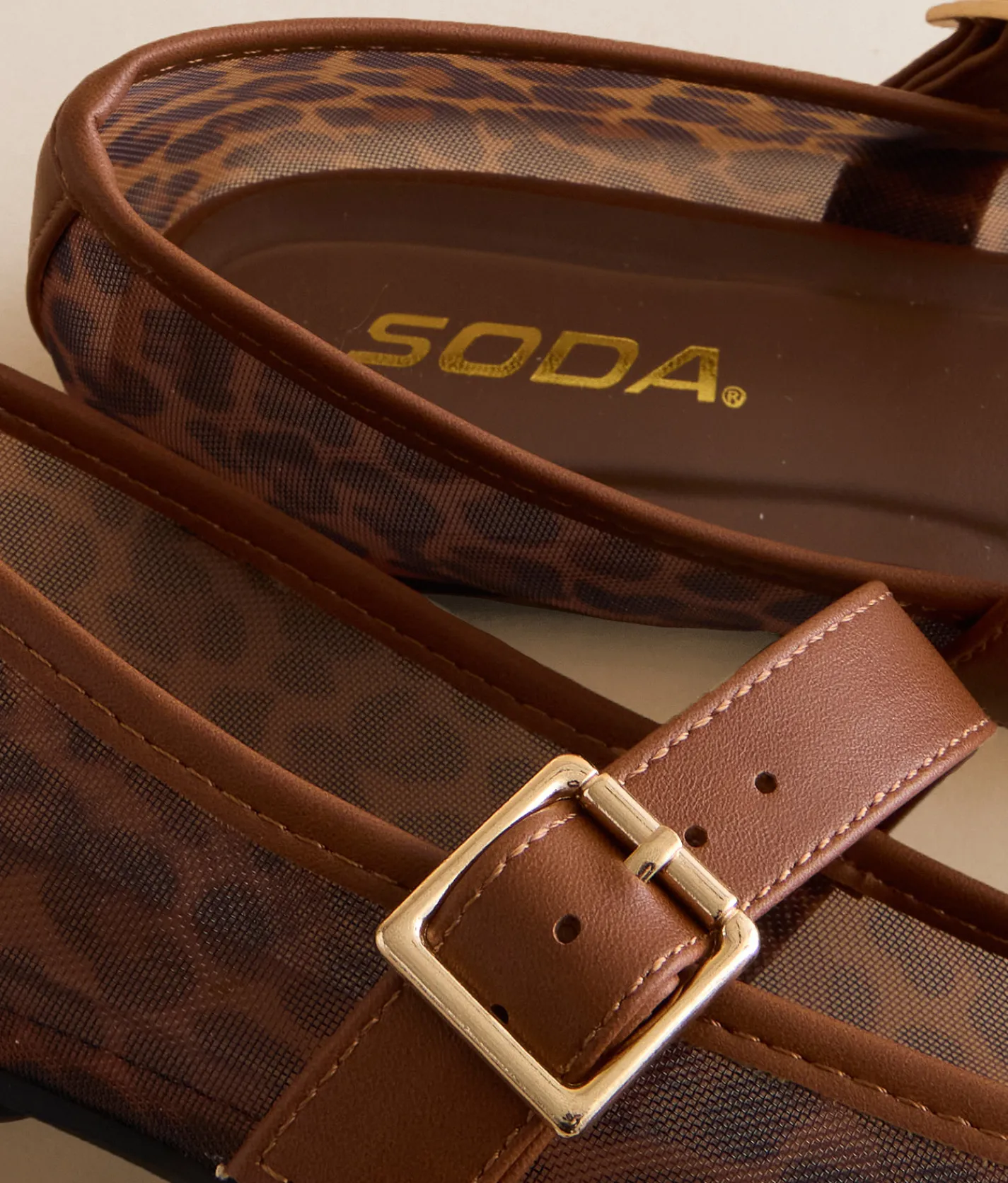 Shoes | Soda Jumbo Mesh Shoe Leopard
