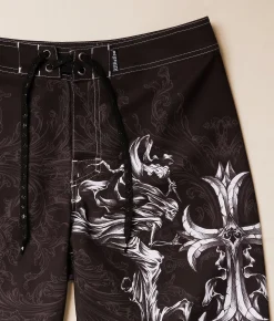 Affliction Jump Stretch Boardshort Black Sale