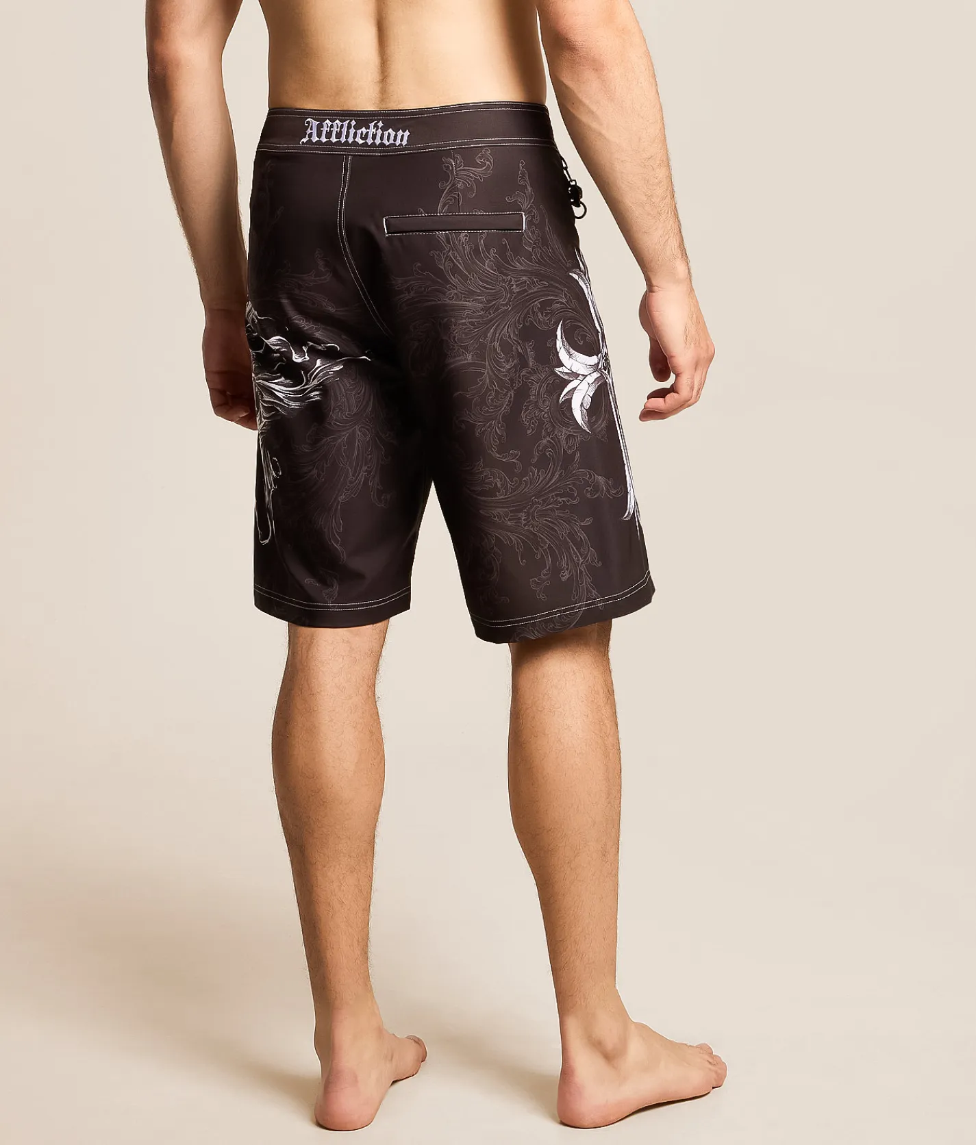 Affliction Jump Stretch Boardshort Black Sale