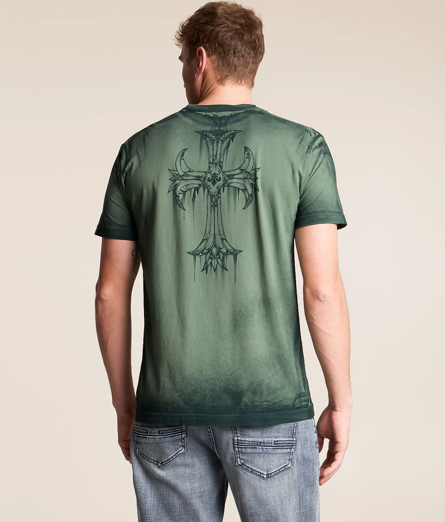 Graphic T-Shirts | Affliction Jump T-Shirt Lily Pad