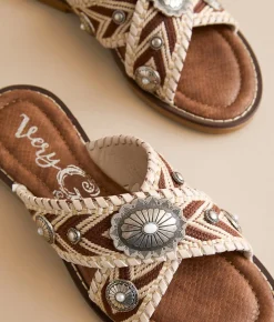 Shoes | Very G Jungle Western Sandal Brown