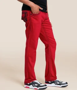 Rock Revival Kaede Straight Stretch Jean Kaede J201 New