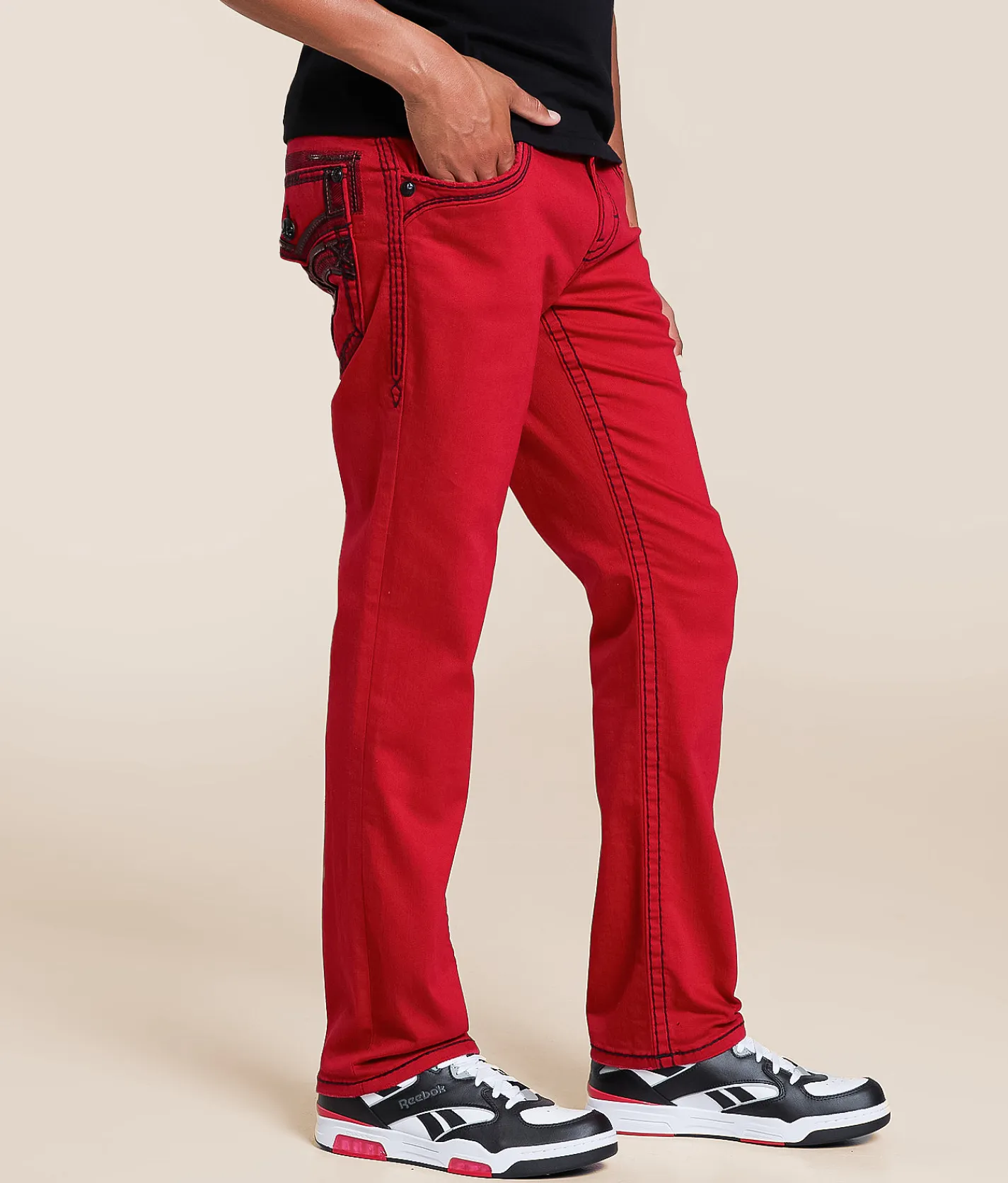 Rock Revival Kaede Straight Stretch Jean Kaede J201 New