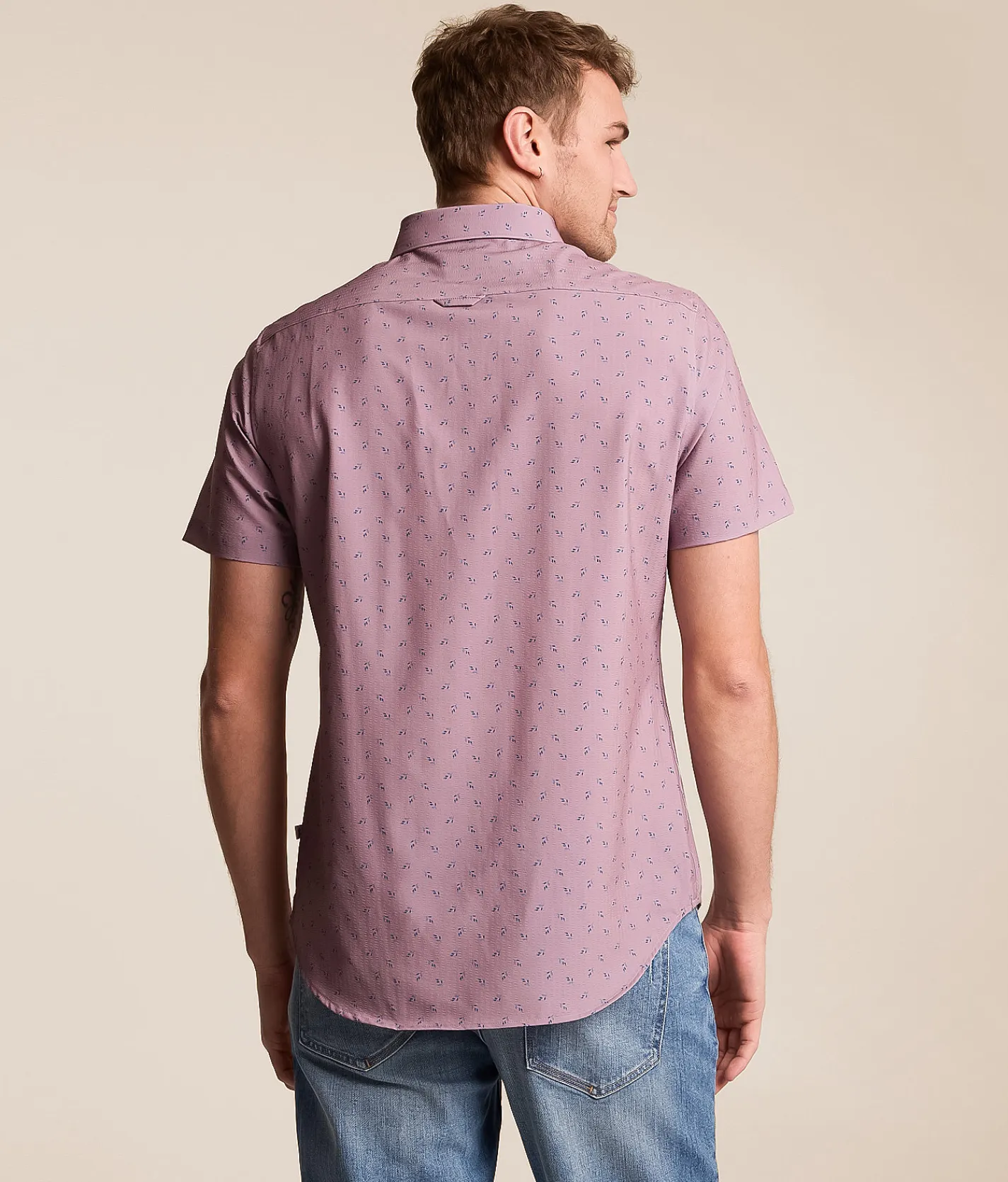 7Diamonds Kairi Performance Stretch Shirt Lavender Outlet