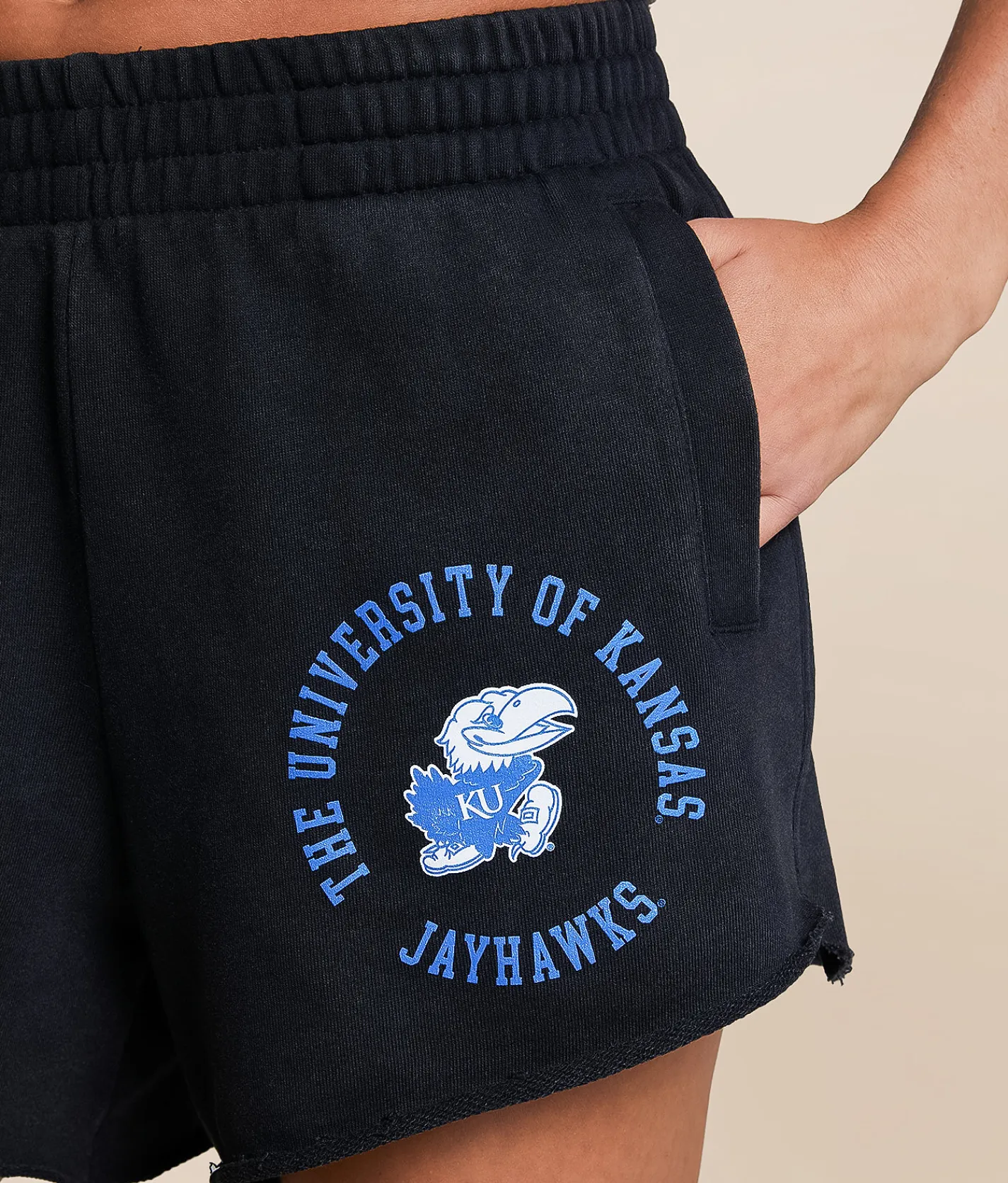 Gameday SOCIAL® Kansas Jayhawks Short Black New