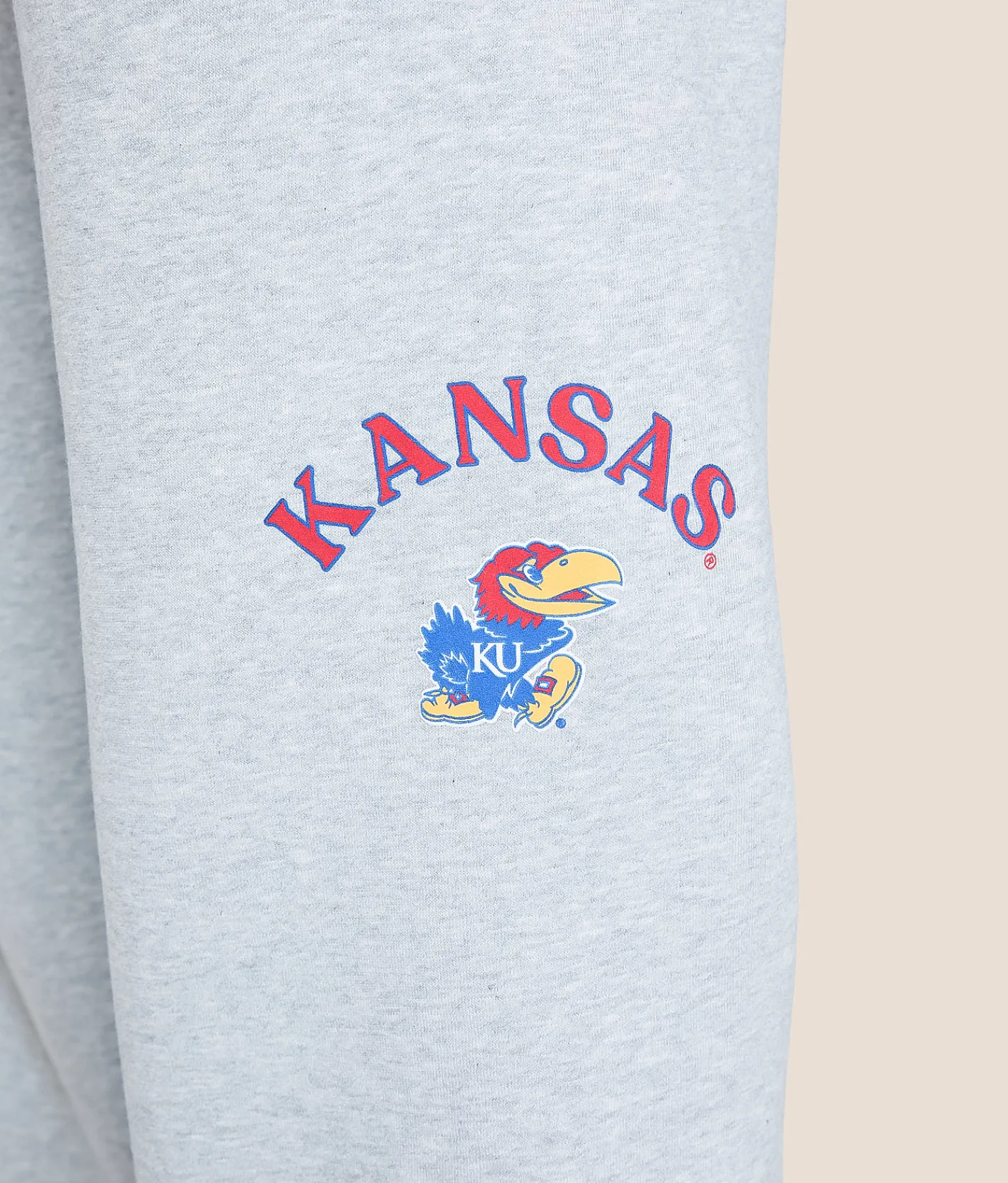Bottoms|Activewear | HYPE AND VICE Kansas Jayhawks Sweatpant Heather Grey