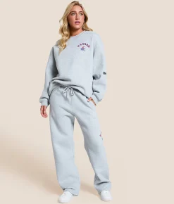 Bottoms|Activewear | HYPE AND VICE Kansas Jayhawks Sweatpant Heather Grey