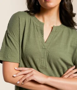 Tops | White Crow Kara Textured Top Avocado