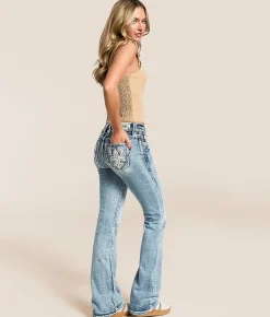 Rock Revival Kari Mid-Rise Boot Stretch Jean Kari MB201 Sale