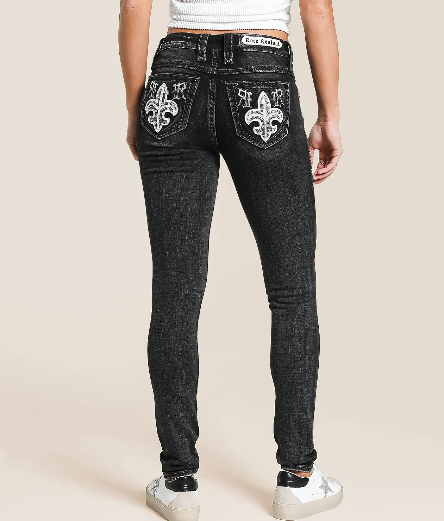 Rock Revival Kari Mid-Rise Skinny Stretch Jean Kari MS202 Online