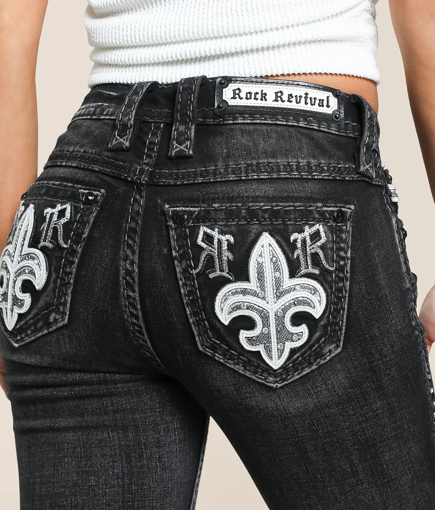 Rock Revival Kari Mid-Rise Skinny Stretch Jean Kari MS202 Online