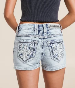 Rock Revival Kari Mid-Rise Stretch Short Kari MH200 New