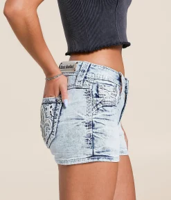 Rock Revival Kari Mid-Rise Stretch Short Kari MH200 New