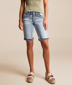Rock Revival Kari Universal Bermuda Stretch Cuffed Short Kari NM206 Hot