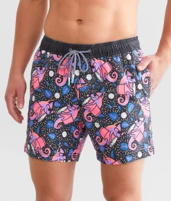 party pants Karma Chameleon Stretch Swim Trunks Black