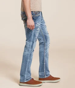 Rock Revival Kaston Slim Straight Stretch Jean Kaston SJ201 Best