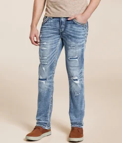 Rock Revival Kaston Slim Straight Stretch Jean Kaston SJ201 Best