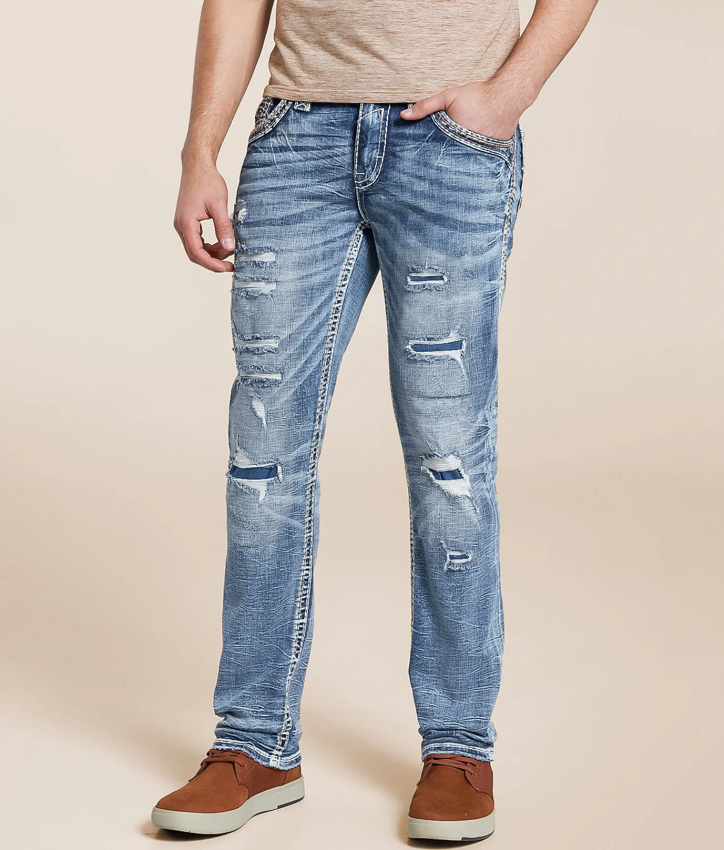 Jeans | Rock Revival Kaston Slim Straight Stretch Jean Kaston SJ201