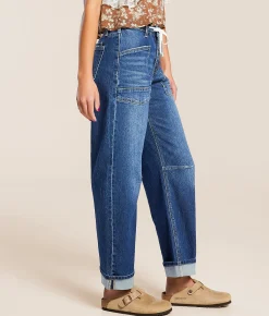 Bottoms | VERVET by Flying Monkey Kate Barrel Stretch Cuffed Jean Serene Summit