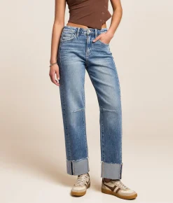 Jeans|Bottoms | VERVET by Flying Monkey Kate Barrel Stretch Cuffed Jean Illustrious