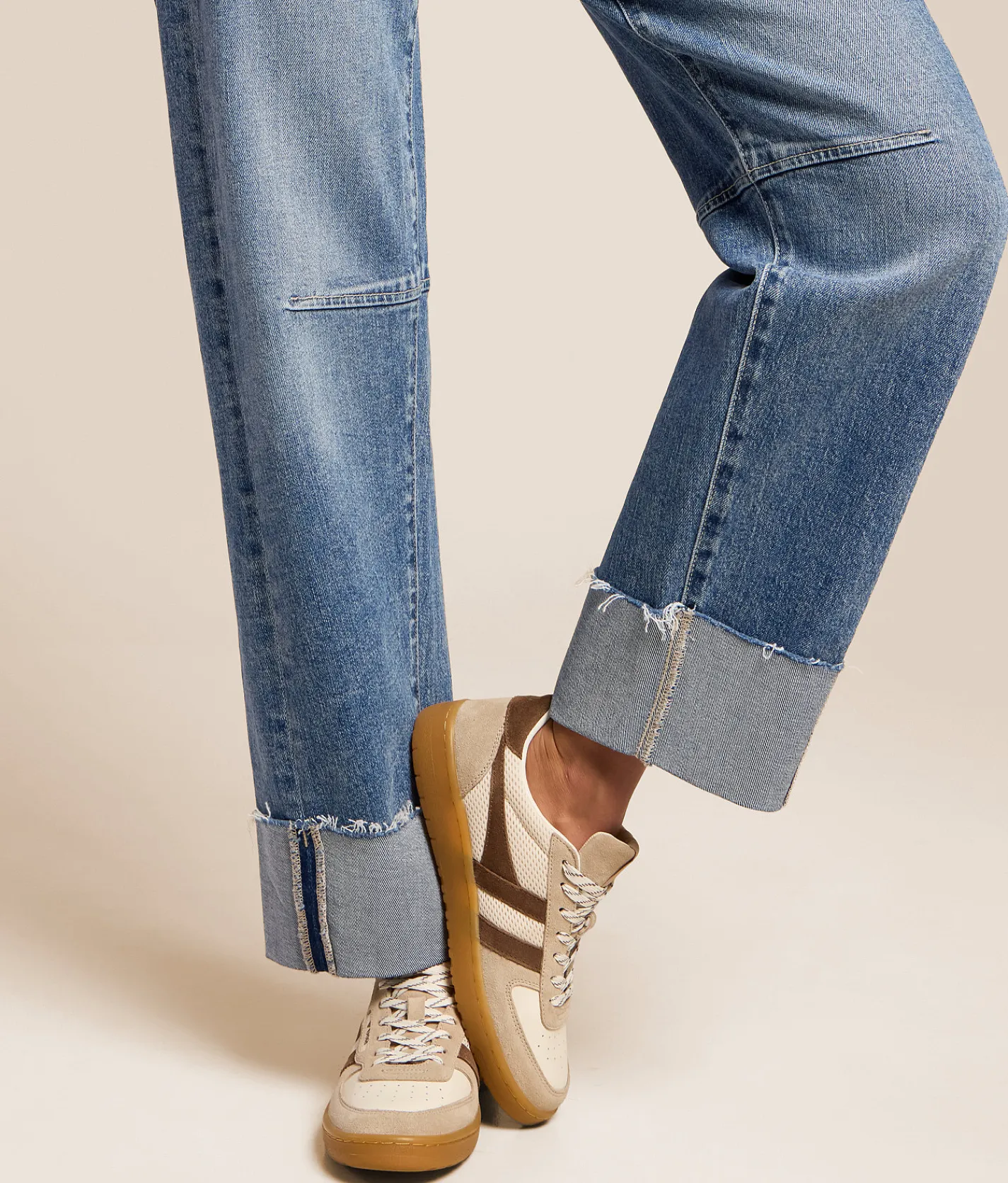 Jeans|Bottoms | VERVET by Flying Monkey Kate Barrel Stretch Cuffed Jean Illustrious