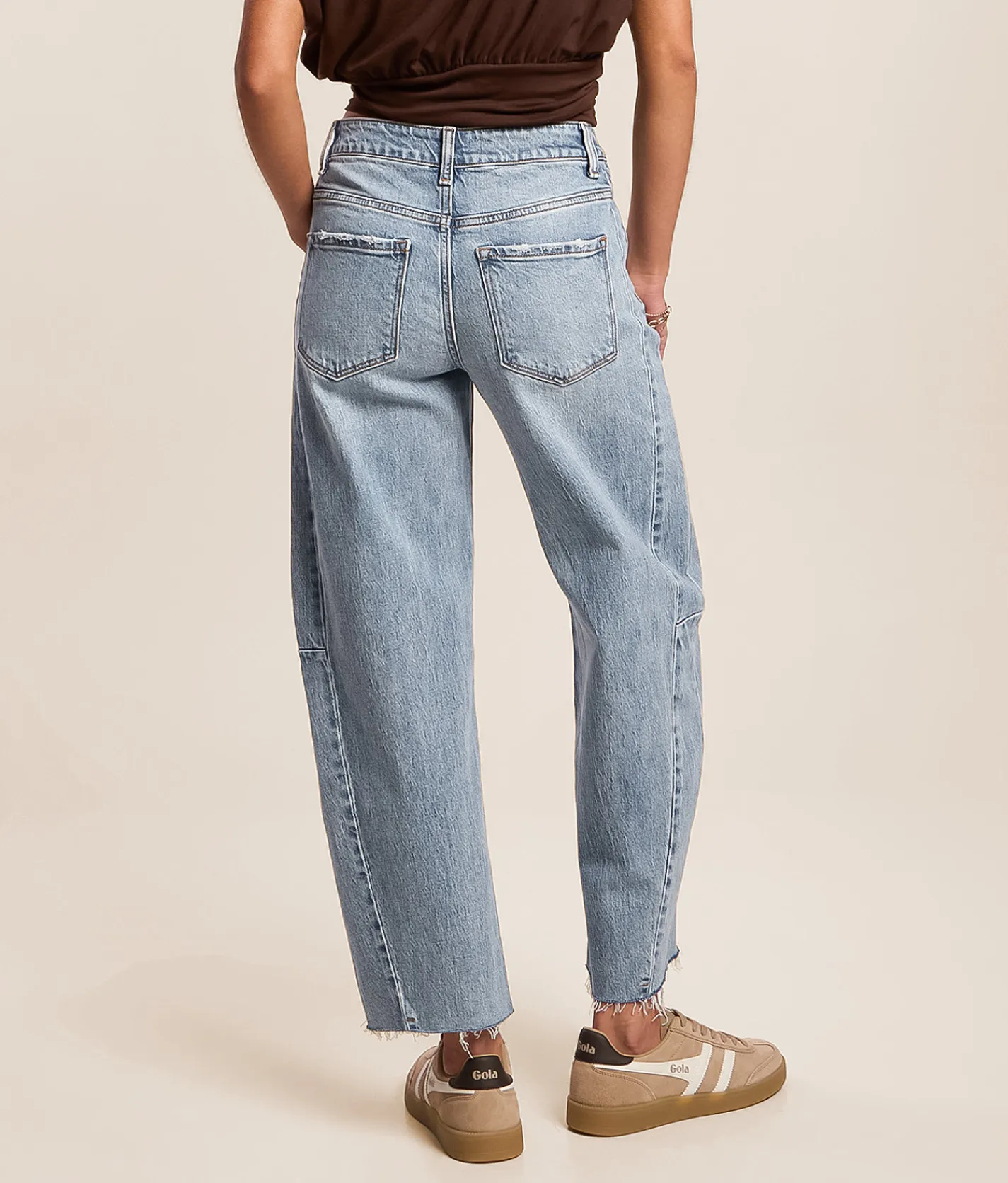 VERVET by Flying Monkey Kate High Rise Barrel Stretch Jean Loftiness
