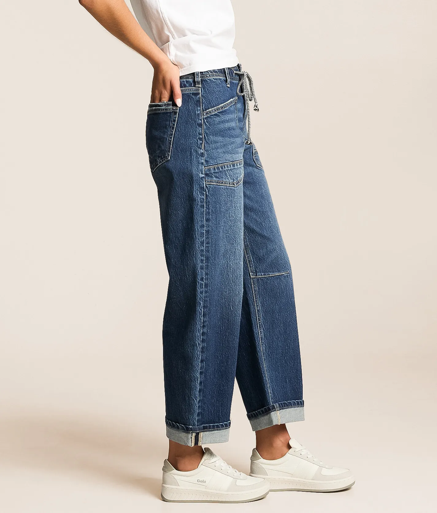VERVET by Flying Monkey Kate High Rise Barrel Stretch Jean Serene Summit Online