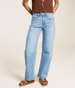 Jeans|Bottoms | VERVET by Flying Monkey Kate High Rise Barrel Stretch Jean Charm