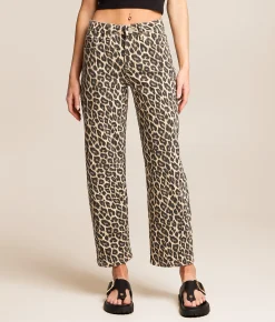 Jeans|Bottoms | VERVET by Flying Monkey Kate Barrel Stretch Jean Leopard