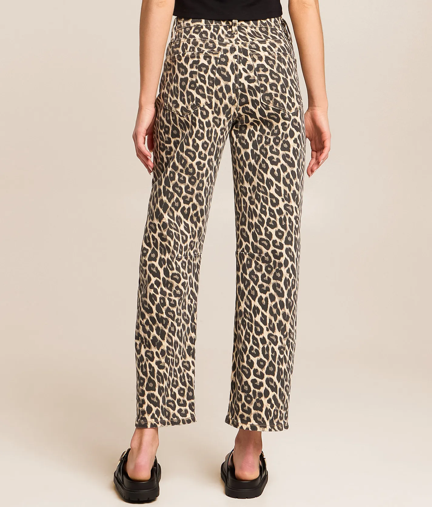 Jeans|Bottoms | VERVET by Flying Monkey Kate Barrel Stretch Jean Leopard