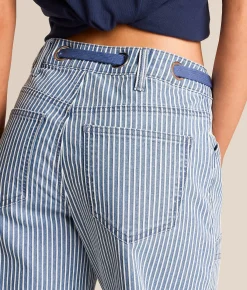 Jeans|Bottoms | VERVET by Flying Monkey Kate Striped Barrel Stretch Jean Coolness